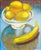 anana and Citrus Still Life on Turquoise Ground* Maurine Manaro, c. 1983 Maurine Manaro’s Banana and Citrus Still Life on...