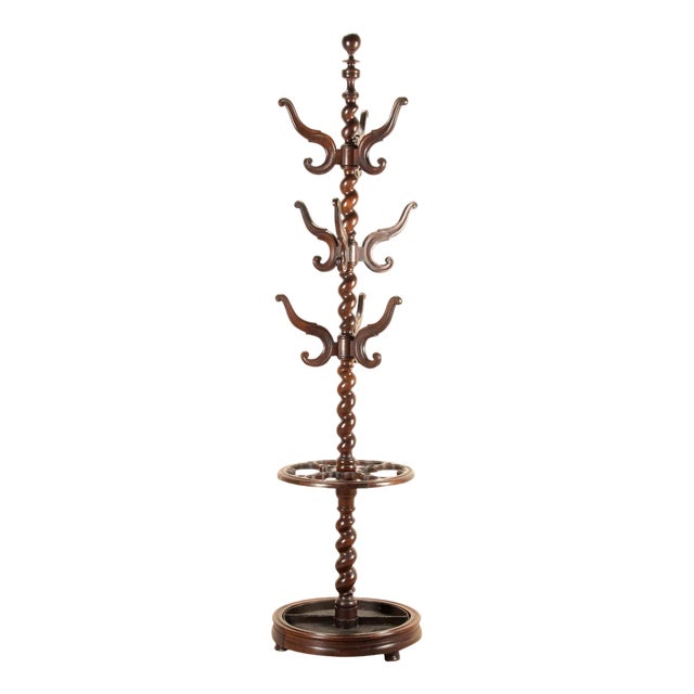 Large 19th Century Carved Hall Stand, 1830s For Sale