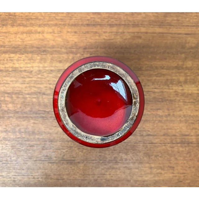 Mid-Century Italian Rimini Red Pottery Vase by Aldo Londi for Bitossi, 1960s For Sale - Image 10 of 18