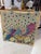 Art Deco Vintage Fabulous Hand Wool Embroidered Tapestry of Bird on Board 43x42 For Sale - Image 3 of 3