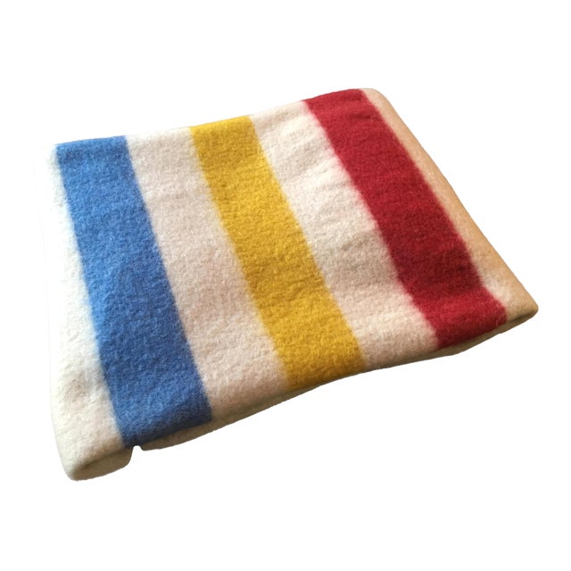 Vintage Hudson Bay Wool Camp Blanket Chairish
