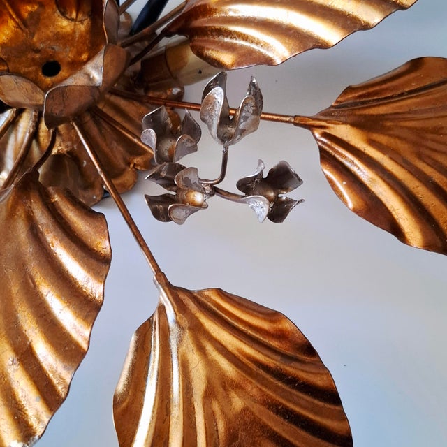 Gold Vintage Wall Light by Hans Kögl, 1970s For Sale - Image 8 of 17