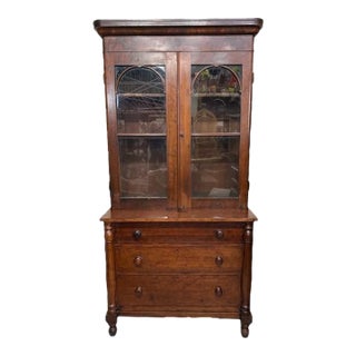 Antique Empire Display Cabinet For Sale