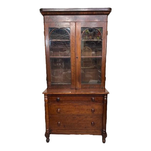 Antique Empire Display Cabinet For Sale