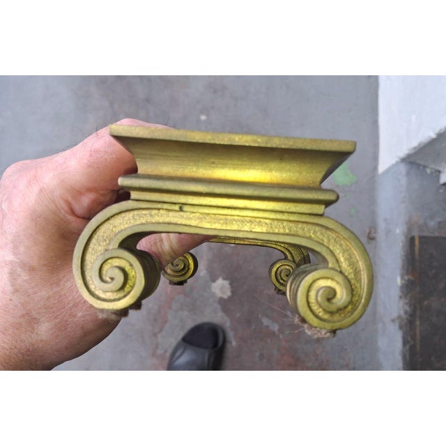 Important 17thc French Louis XIV Gilt Bronze Sphynx Sculpture and Stacked Associated Components - Jardiniere For Sale - Image 14 of 18