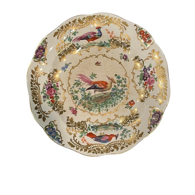 Early 19th Century Booth's Chelsea Bird's Plates- Set of 4 For Sale - Image 4 of 7