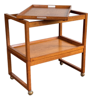 2-Tier Trolley from White and Newton, 1960s, Set of 3