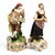 Ceramic Bloor Period Rococo Figures of Musicians from Derby Porcelain, 1815, Set of 2 For Sale - Image 7 of 17