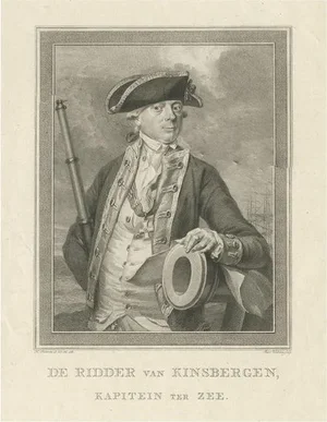 Portrait of Captain Van Kinsbergen, Paper