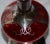 Ruby Red Early 20th Century Ruby With Silver Overlay Vase For Sale - Image 8 of 13