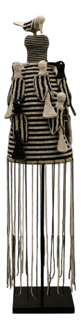 Black and White Yoruba Royal Crown