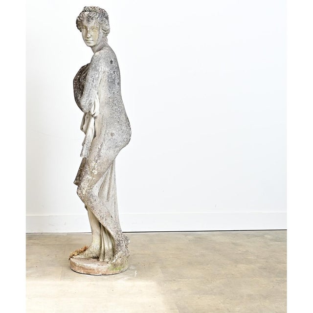 Late 19th Century English Victorian Cast Stone Reproduction of the Venus Italica For Sale - Image 4 of 14
