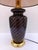 Elegant murano glass lamp no markings or stickers; online it is attributed to tommaso barbi. vintage, 1970s black glass...