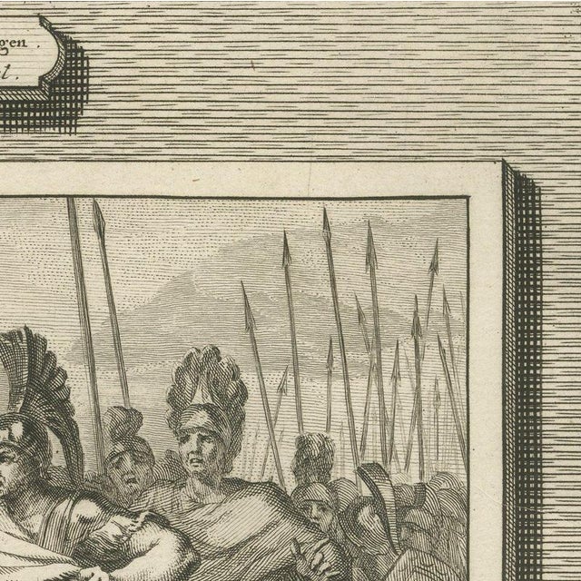 Pieter Mortier, Death of the Amalekite Messenger and Uzzah Struck Down, 1700, Engraving For Sale - Image 4 of 12