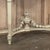 French Louis XVI Painted Demilune Console With Carrara Marble Top For Sale - Image 11 of 17