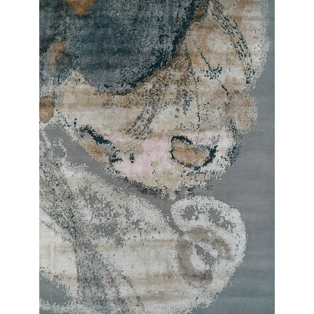 Contemporary Small Stylized Asteroid Rug by DSV Carpets For Sale - Image 3 of 5