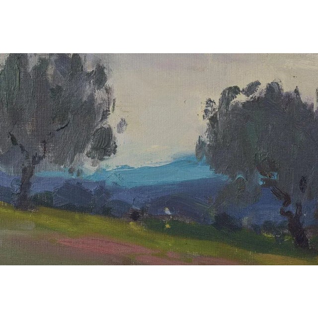 Expressionist Landscape, 20th-Century, Oil on Canvas, Framed For Sale - Image 4 of 12