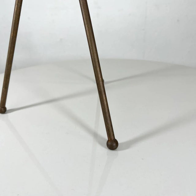 1960s Vintage Sculptural Tripod Stand Fire Tool Set Holder For Sale - Image 5 of 8