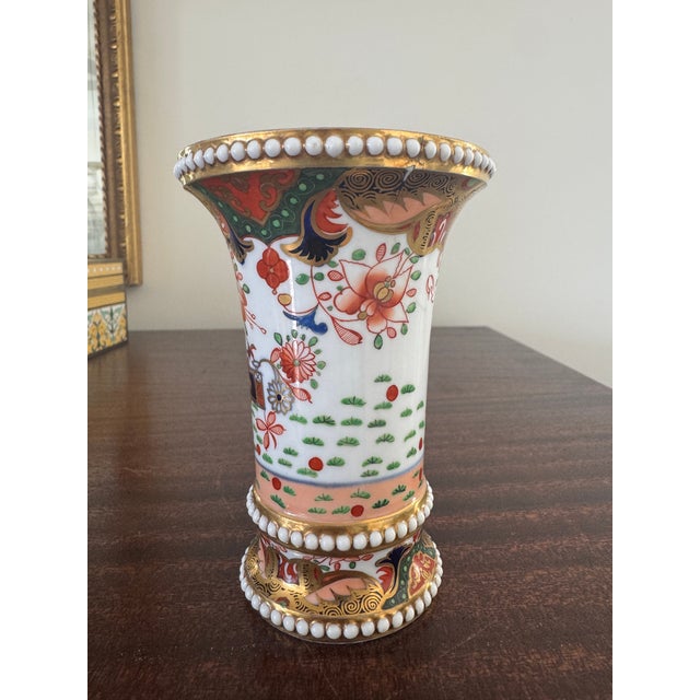 Early 19th Century Spode Imari Spill Vase For Sale - Image 10 of 12