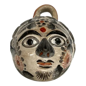 C. 1960 Tonala Made in Mexico Face Bank