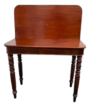 Antique American Empire Style Top Game Table or Console Table