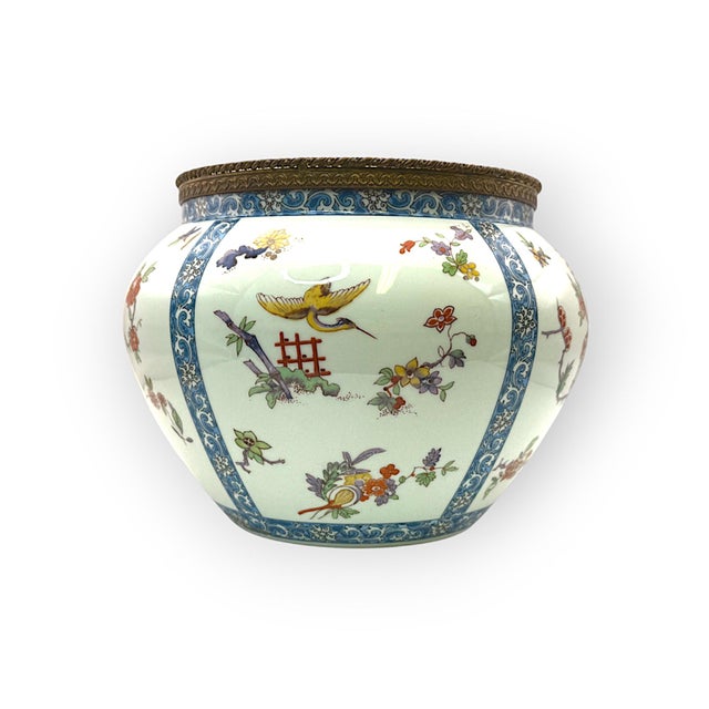 Chinese Limoge Vase from B & Co., France, 1890s For Sale - Image 5 of 9