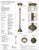 Rustic European Classical Antique Brass & Verdigris Torchiere Floor Lamp With Frosted Fluted Shade For Sale - Image 3 of 3