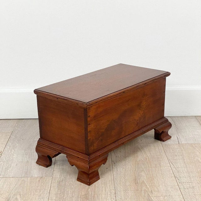 Provincial Small Chippendale Chest on Bracket Feet, American, 18th or 19th Century For Sale - Image 4 of 10