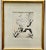 White Japanese Paintings of Cranes, Ink and Tempera in Gilt Wood Frames, a Pair For Sale - Image 8 of 13