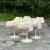 Metal Vintage Mid-Century Modern Eero Saarinen Br50 Tulip Chairs - Set of 4 For Sale - Image 7 of 9