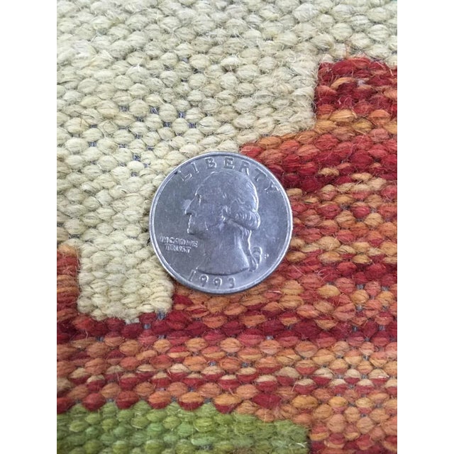 Traditional Hand Knotted Traditional Design Uzbek Rug. 5'1" X 6'5" For Sale - Image 3 of 5