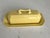 Mid-Century Modern Mid-Century Independence Ironstone Butter Dish in Daffodil For Sale - Image 3 of 10