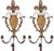 Italian Pair 1900's Italian Tole and Iron Sconces For Sale - Image 3 of 10