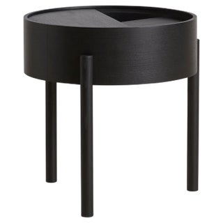 Black Ash Arc Side Table by Ditte Vad and Julie Bertrup For Sale