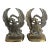 Vintage American Eagle Caste Metal Book Ends (Set-2) For Sale