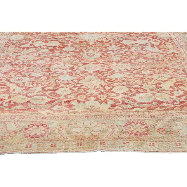 Antique Persian Mahal Rug - 07'00 x 10'06 For Sale - Image 4 of 10