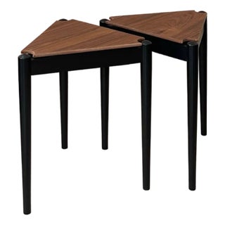 1960s Bruno Hansen Stool Set For Sale