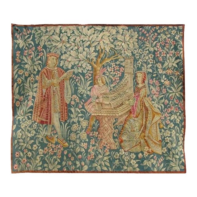 Antique 19th Century Flrmish Tapestry For Sale