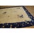 1920s Rectangle Hand Knotted Wool Antique Open Field Medallion Blue Large Rug For Sale - Image 11 of 11