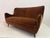 Italian Curved Sofa in Cotton Velvet, 1950s For Sale - Image 11 of 12