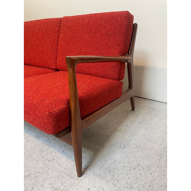 Mid-Century Danish Teak 3-Seater Sofa For Sale - Image 9 of 13