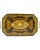 Early 20th Century Marquetry Serving Tray Platter Wood Floral Flower With Brass Gallery For Sale In Washington DC - Image 6 of 12
