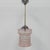 Art Deco Hanging Lamp with Pink Glass Shade For Sale - Image 3 of 18