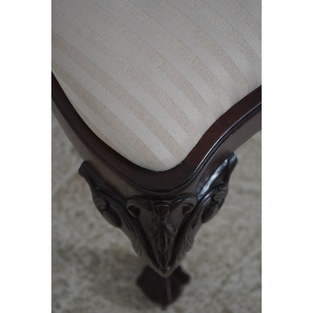Set of 6 Lexington Mahogany Chippendale Style Dining Chairs For Sale - Image 15 of 18