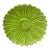 Small French Majolica Daisy Plate Vallauris, Circa 1950 For Sale