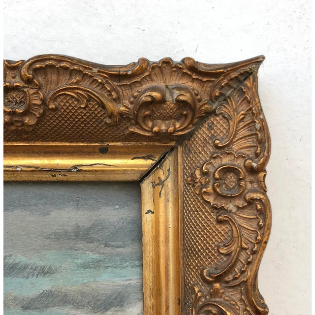 René Martin, Lake Landscape, 1903, Oil on Cardboard, Framed For Sale - Image 6 of 9