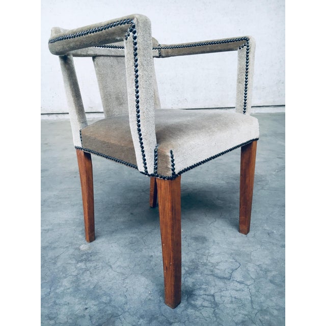 Boudoir Side Chair in Velvet, 1920s For Sale - Image 10 of 18