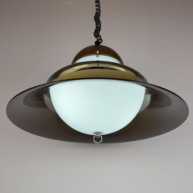 Vintage KD14 Pendant Lamp by Sijaj Hrastnik, Former Yugoslavia, 1960s For Sale - Image 9 of 15
