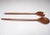 Mid-Century Modern Mid-Century Scandinavian Modern Extra Long Teakwood Salad Tongs For Sale - Image 3 of 8