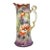 Antique Nishiku Royal Nippon Hand Painted Floral Gold Gilt Handle Water Pitcher For Sale